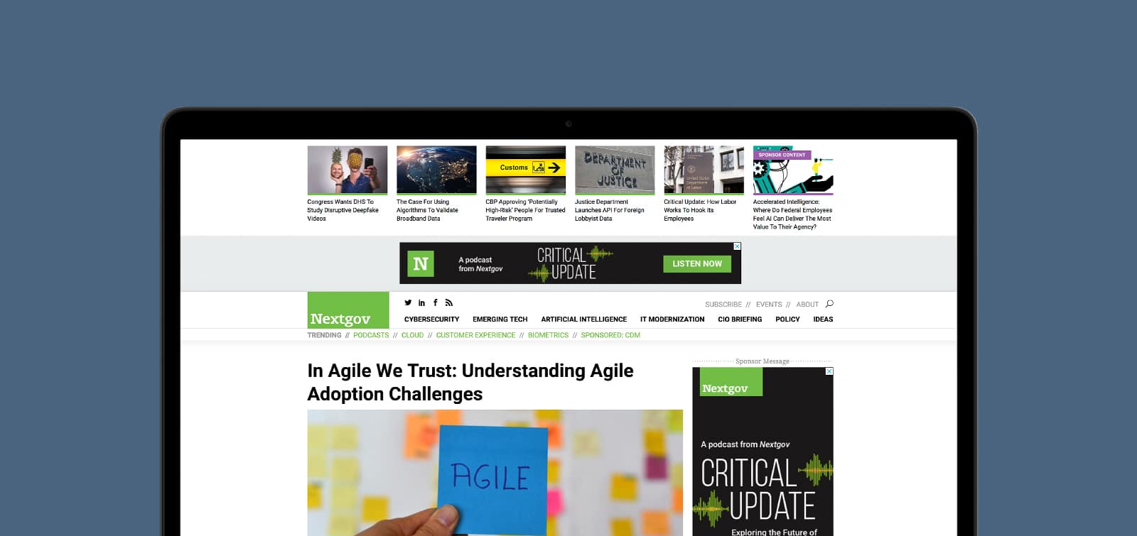 Octo - In Agile We Trust Header